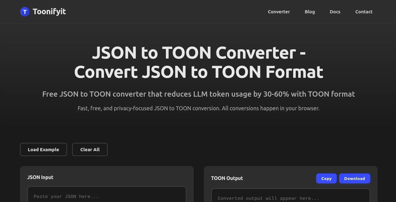 Screenshot of Toonifyit – An AI tool in the ,AI Research Tool ,AI Developer Tools ,AI API Design  category, showcasing its interface and key features.