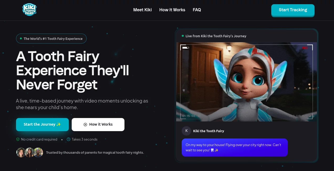 Screenshot of Kiki Tracker – An AI tool in the ,AI Life Assistant ,AI Fun Tools ,AI Parenting  category, showcasing its interface and key features.