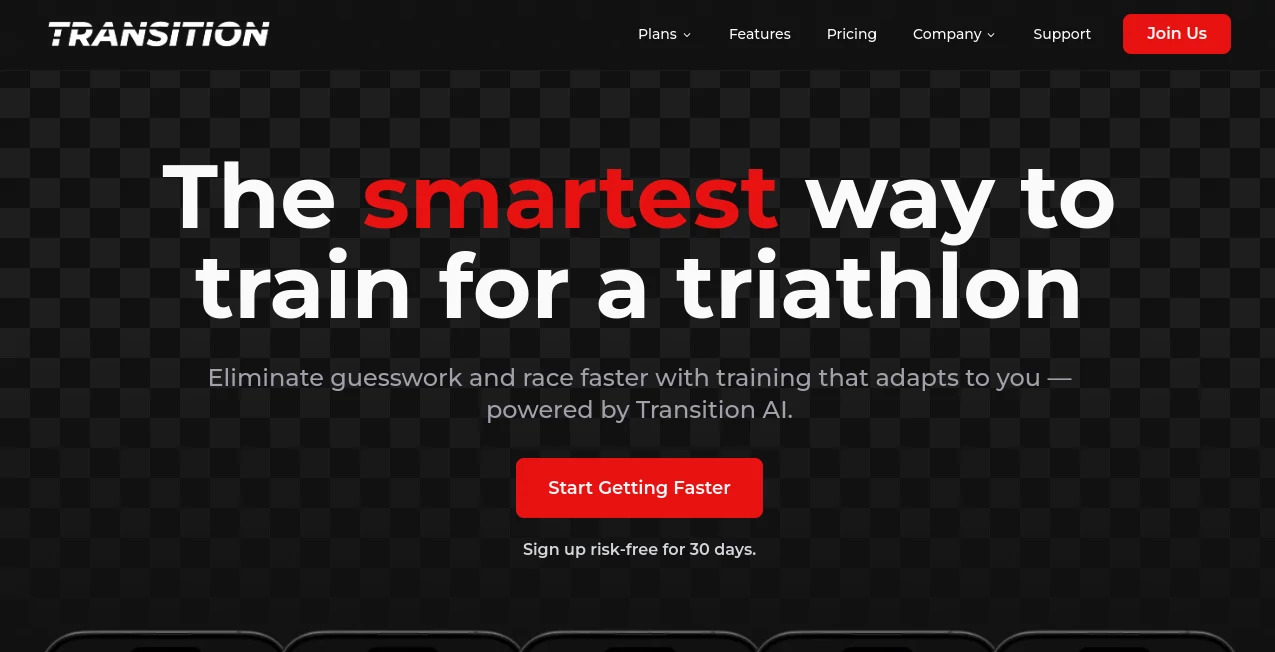 Screenshot of Transition – An AI tool in the ,AI Life Assistant ,AI Fitness ,AI Coaching ,AI Education Assistant  category, showcasing its interface and key features.