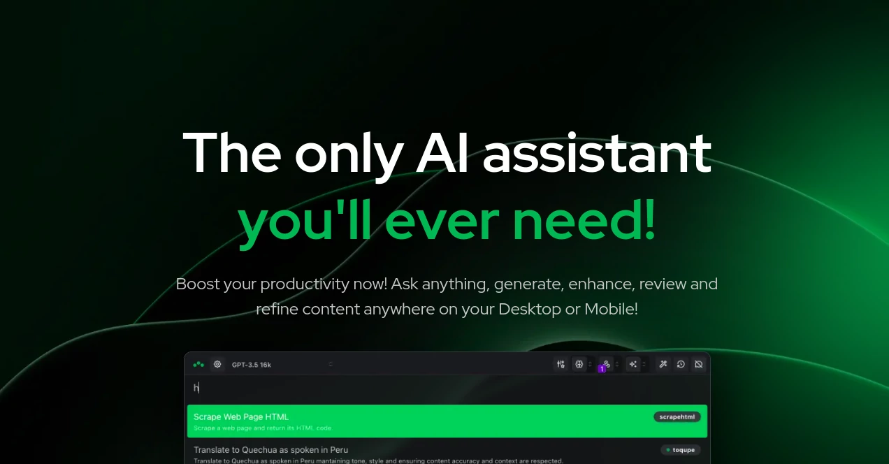 Screenshot of Triplo AI – An AI tool in the ,AI Content Generator ,AI Productivity Tools ,AI Research Tool ,AI Writing Assistants  category, showcasing its interface and key features.