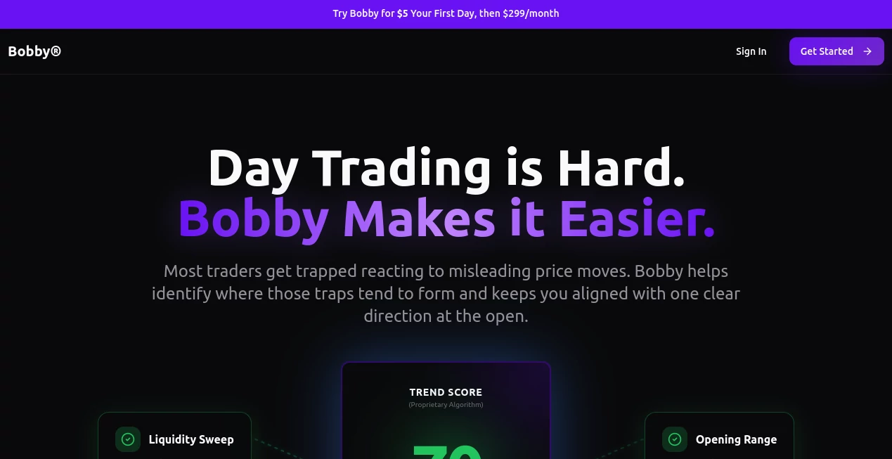 Screenshot of Trybobby – An AI tool in the ,AI Life Assistant ,AI Productivity Tools ,AI Chatbot ,AI Writing Assistants  category, showcasing its interface and key features.