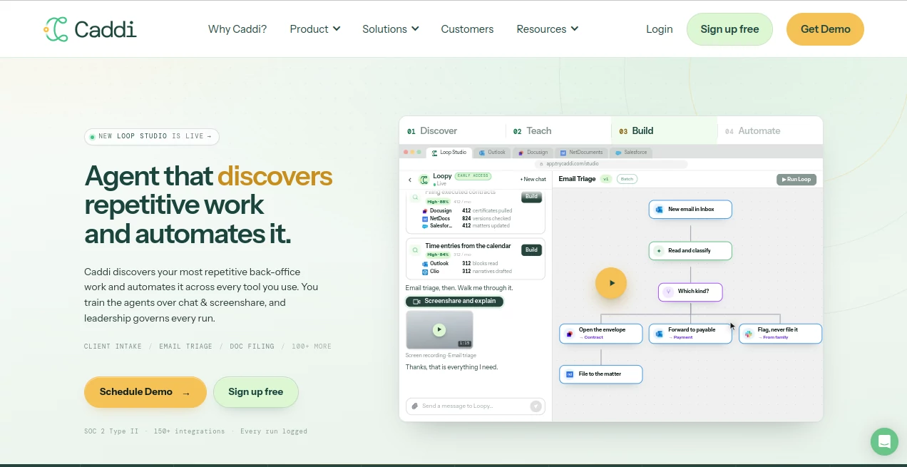 Screenshot of Caddi – An AI tool in the ,AI Workflow Management ,AI Productivity Tools ,AI Developer Tools ,Business  category, showcasing its interface and key features.
