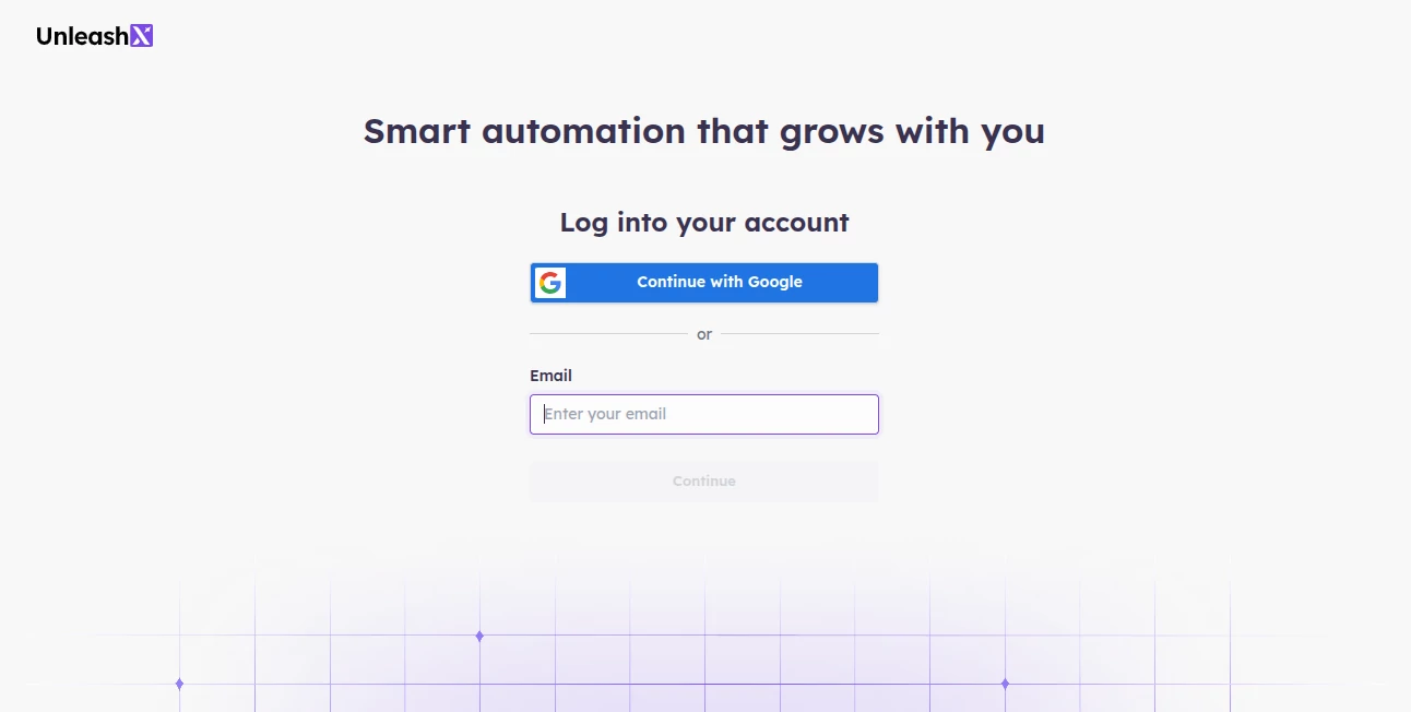 Screenshot of UnleashX – An AI tool in the ,AI Productivity Tools ,AI Task Management ,AI Team Collaboration ,AI Workflow Management  category, showcasing its interface and key features.