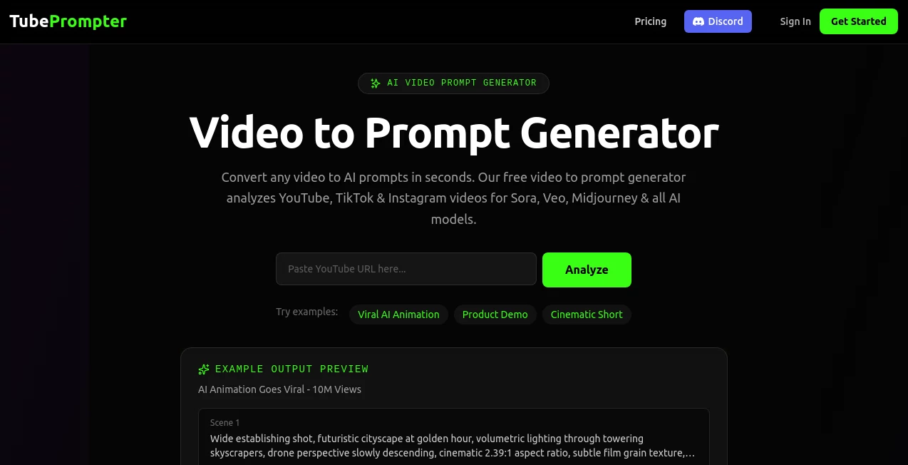 Screenshot of TubePrompter – An AI tool in the ,AI Life Assistant ,AI Recording ,AI Productivity Tools ,AI Meeting Assistant  category, showcasing its interface and key features.