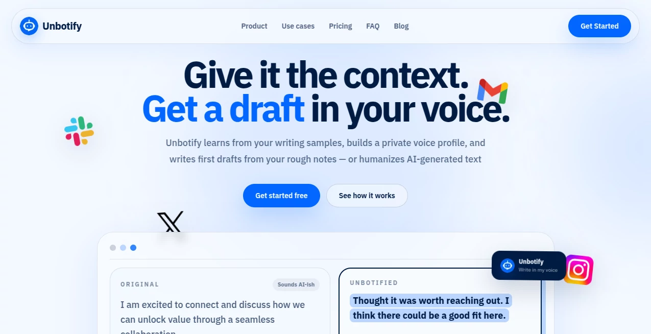 Screenshot of Unbotify – An AI tool in the ,AI Monitor & Report Builder ,AI E-commerce Assistant ,AI Analytics Assistant ,AI Customer Service Assistant  category, showcasing its interface and key features.