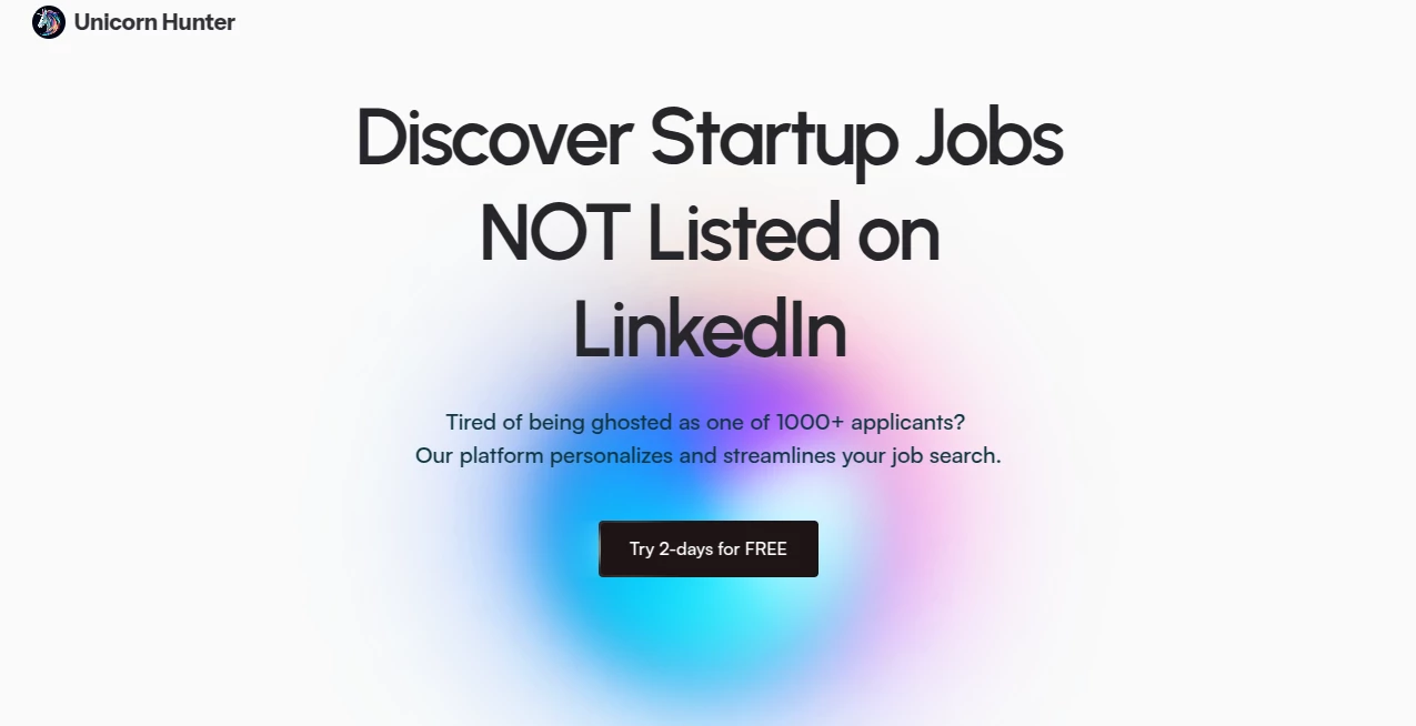 Screenshot of Unicorn Hunter – An AI tool in the ,Other ,AI Recruiting  category, showcasing its interface and key features.