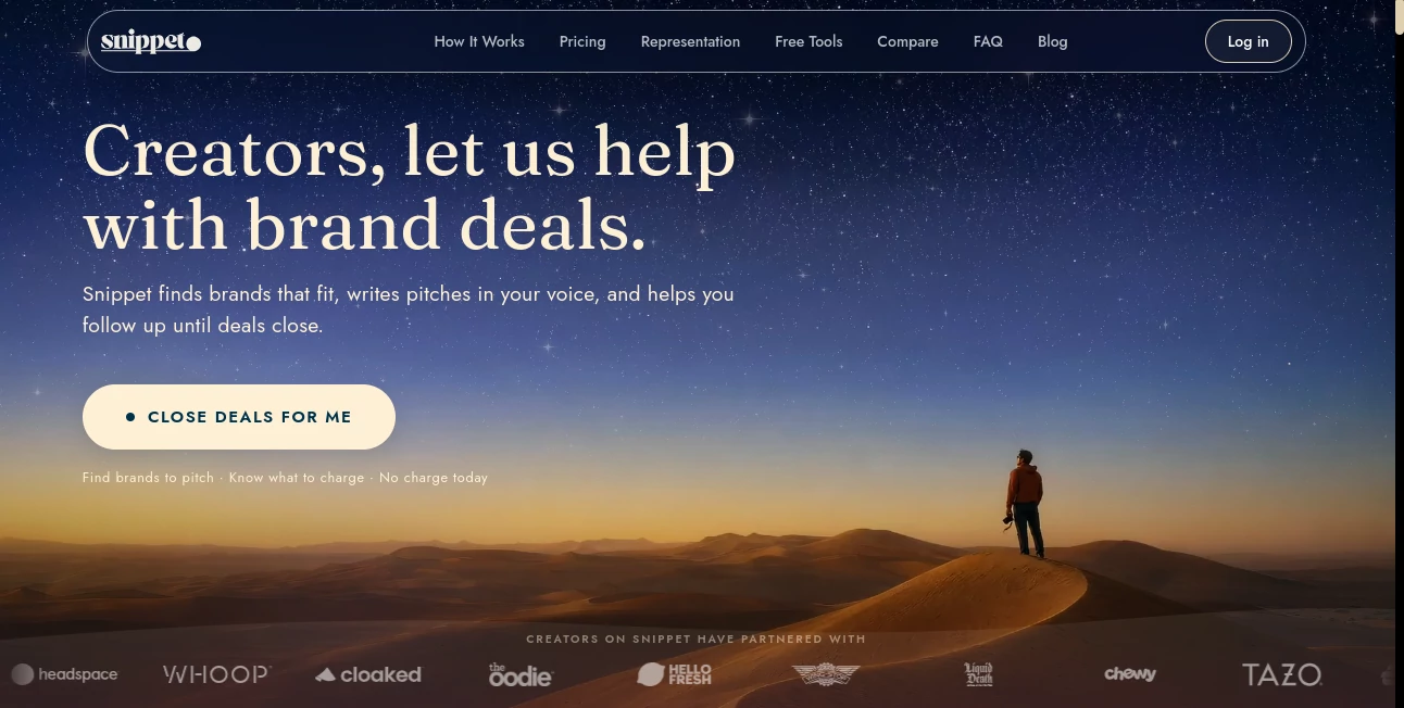 Screenshot of Snippet – An AI tool in the ,AI Email Marketing ,AI Social Media Assistant ,AI Email Assistant ,AI CRM Assistant  category, showcasing its interface and key features.