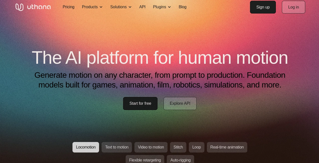 Screenshot of Uthana – An AI tool in the ,AI Content Generator ,AI Productivity Tools ,AI Workflow Management ,AI Project Management  category, showcasing its interface and key features.