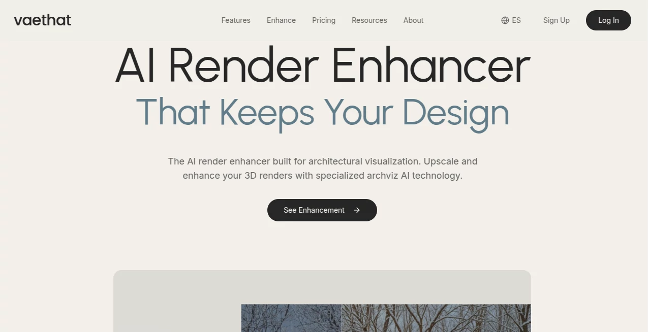 Screenshot of Vaethat – An AI tool in the ,AI 3D Model Generator ,Photo & Image Editor ,AI Design Generator ,AI Image to Image  category, showcasing its interface and key features.