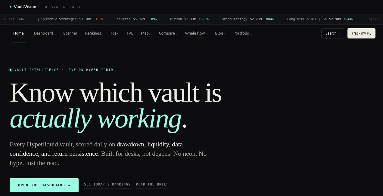 Screenshot of VaultVision – An AI tool in the ,AI No-Code & Low-Code ,AI API Design ,AI Developer Tools ,AI Tools Directory  category, showcasing its interface and key features.