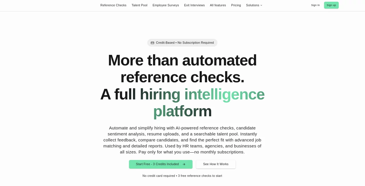 Screenshot of Verify Ref – An AI tool in the ,AI Research Tool  category, showcasing its interface and key features.