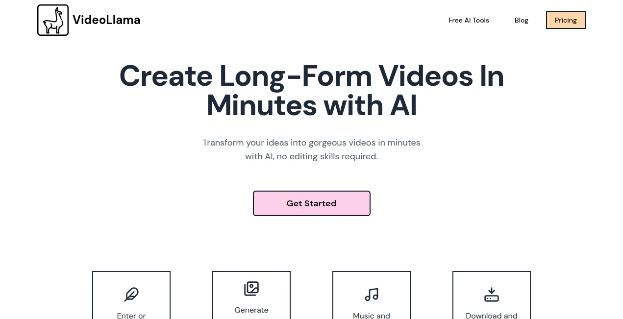 Screenshot of VideoLlama – An AI tool in the ,AI Research Tool ,Video ,AI Developer Tools  category, showcasing its interface and key features.