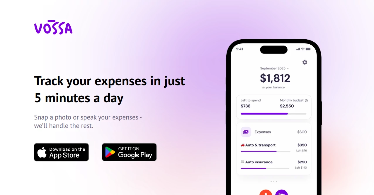 Screenshot of Vossa App – An AI tool in the ,AI Research Tool ,AI Accounting Assistant ,AI Productivity Tools ,AI Task Management  category, showcasing its interface and key features.
