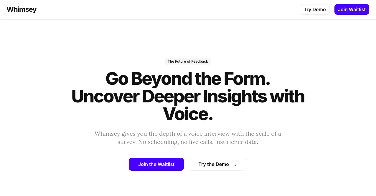 Screenshot of Whimsey – An AI tool in the ,AI Character ,AI Fun Tools ,AI Art Generator ,AI Avatar Generator  category, showcasing its interface and key features.