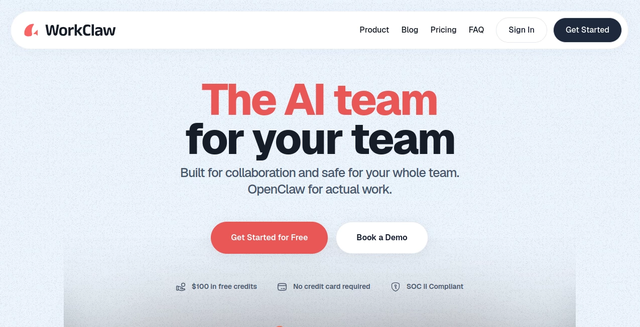 Screenshot of WorkClaw – An AI tool in the ,AI Productivity Tools ,AI Workflow Management ,AI Project Management ,Other  category, showcasing its interface and key features.