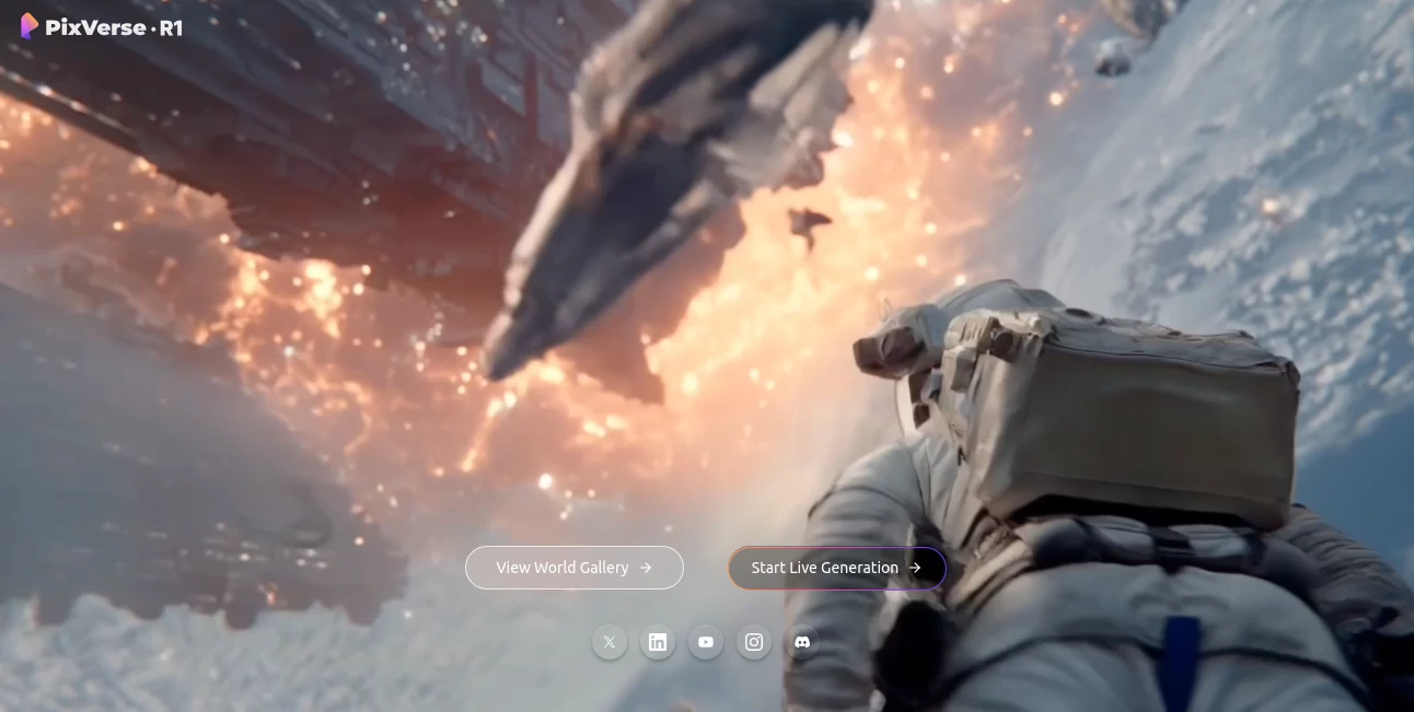 Screenshot of PixVerse – An AI tool in the ,AI Animated Video ,AI Image to Video ,AI Text to Video ,AI Video Generator  category, showcasing its interface and key features.