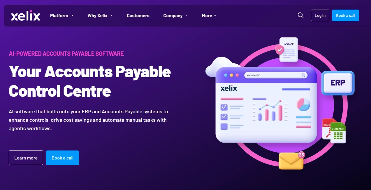 Screenshot of Xelix – An AI tool in the ,AI Accounting Assistant ,AI Email Assistant ,AI Customer Service Assistant ,Business  category, showcasing its interface and key features.